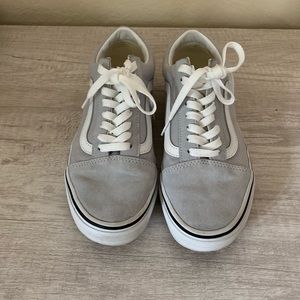 Women’s Light Grey Vans